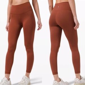Lululemon wunder train dark terracotta
